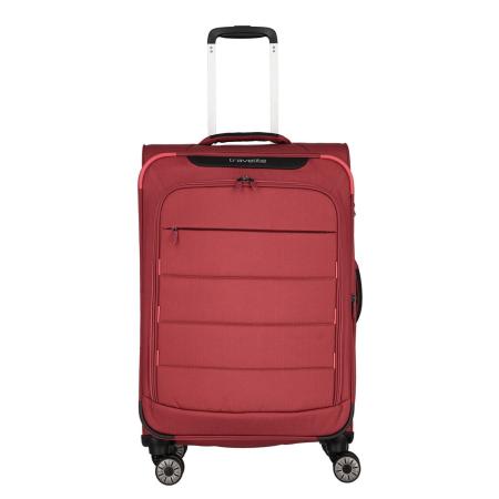 Travelite Skaii 4 Wheel Trolley M Expandable red
