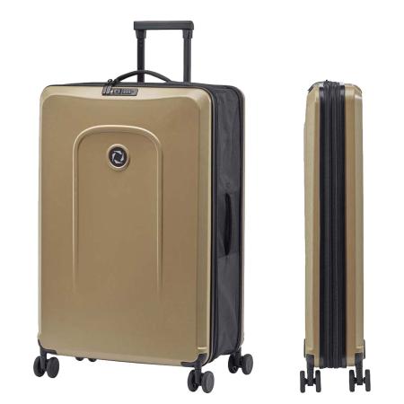 Senz Foldaway Check-In Trolley Large champagne brown