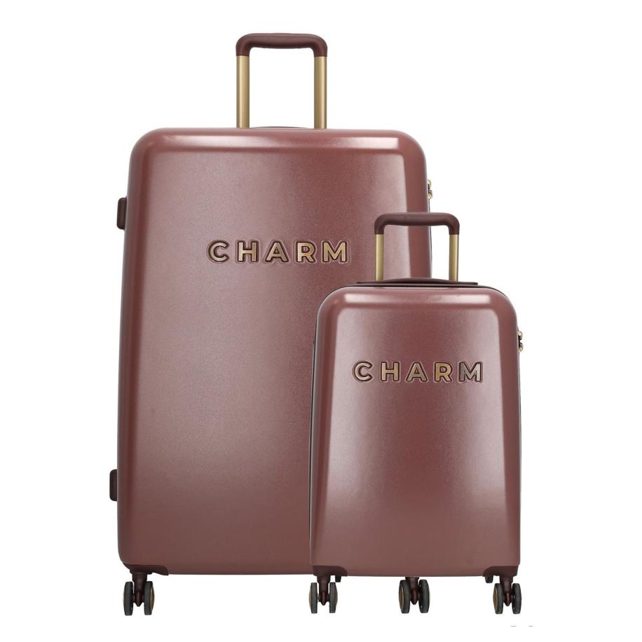Charm London Travel Trolley Set bordeaux Rood