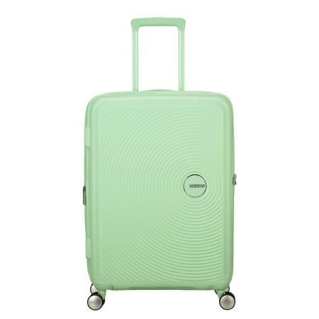American Tourister Soundbox Spinner 67/24 TSA Expandable pastel green