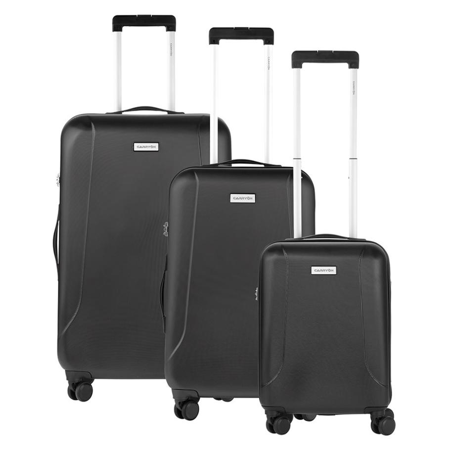 CarryOn Skyhopper 3-Delige Kofferset Black Zwart