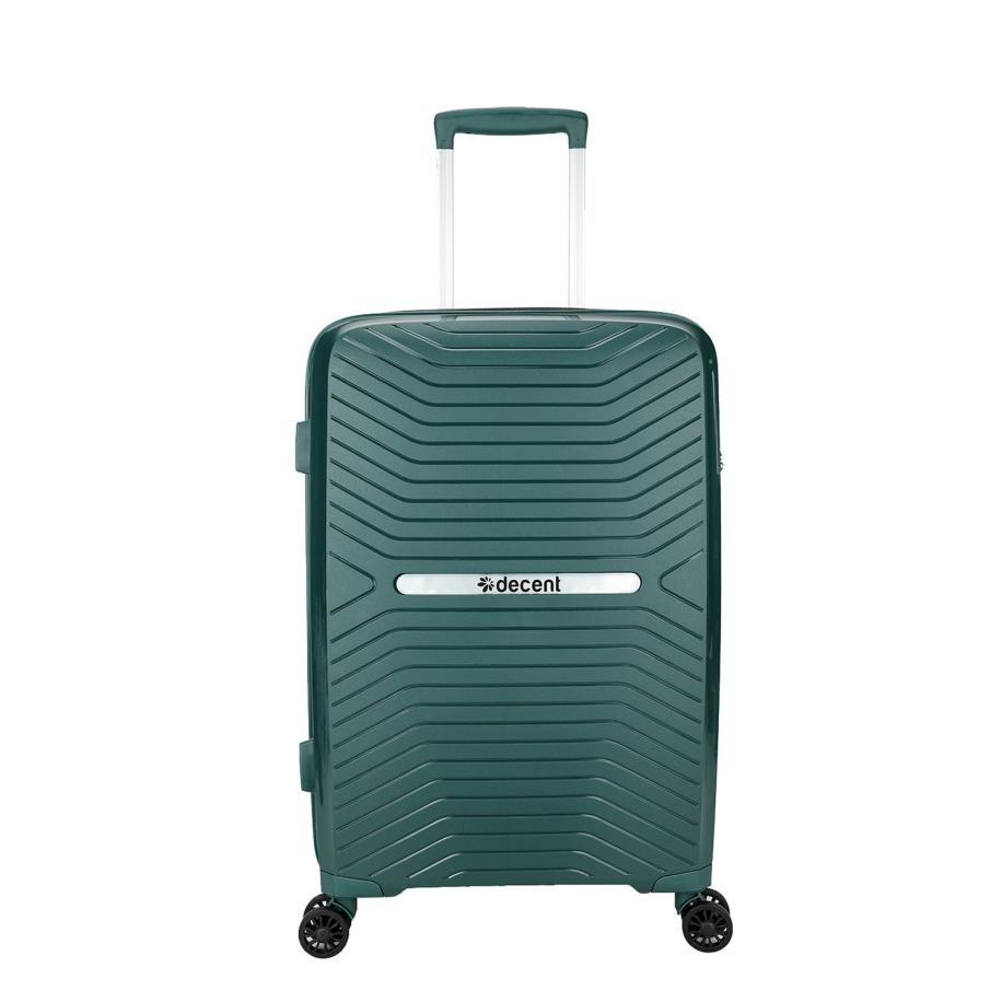 Decent Cross-One Trolley 66 dark green Harde Koffer Groen