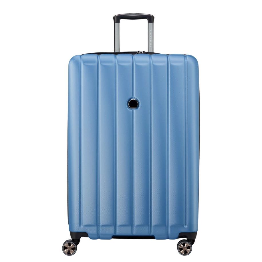 Delsey Longitude Spinner 76 Expandable blue Blauw