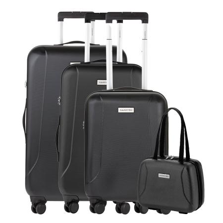 CarryOn Skyhopper 4-Delige Kofferset Beautycase/S/M/L black