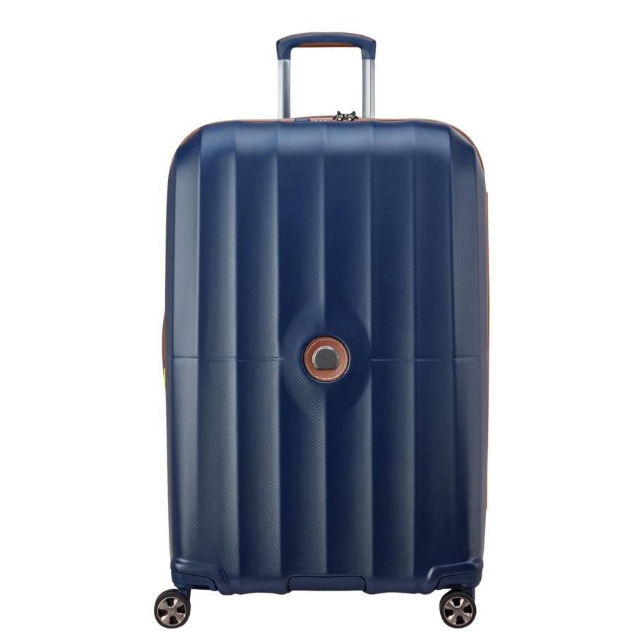 Delsey Carrousel 2.0 Spinner 77 Expandable navy Blauw