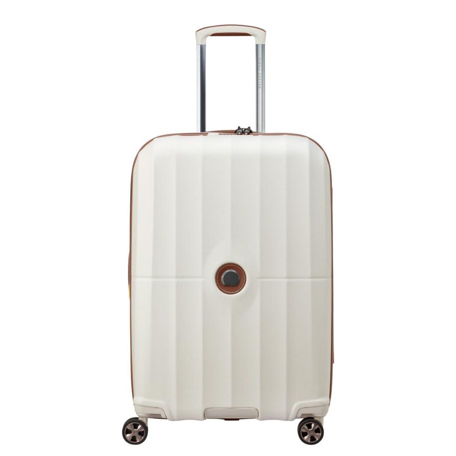 Delsey Carrousel 2.0 Spinner 67 Expandable off white Wit