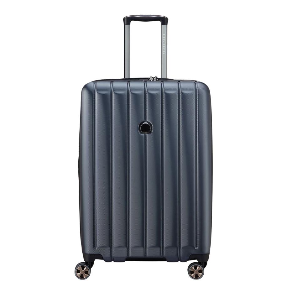 Delsey Longitude Spinner 69 Expandable antracite Grijs