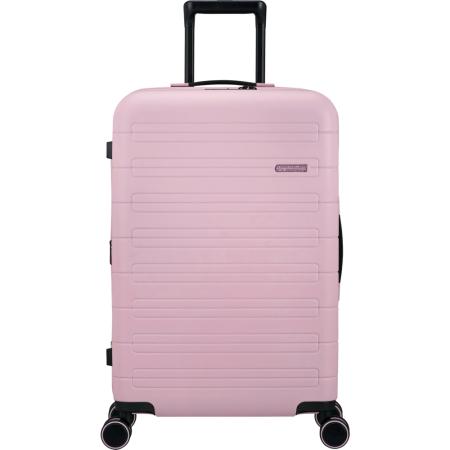 American Tourister Novastream Spinner 67 Expandable Soft Pink