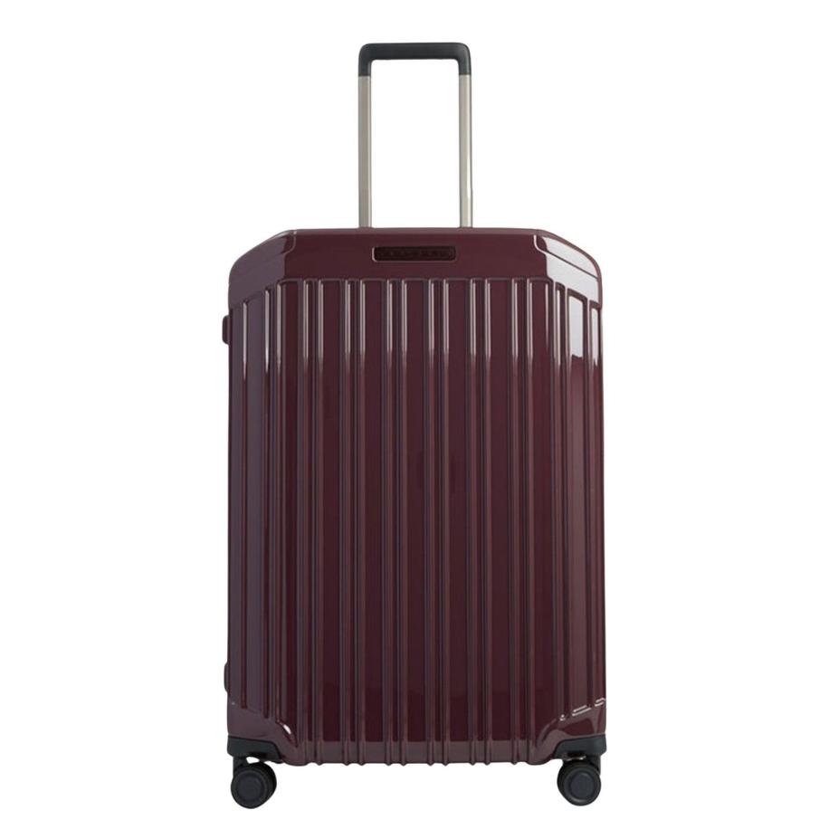 Piquadro PQL 4 Wheel Trolley M Expandable bordeaux Rood