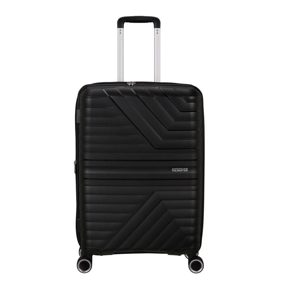 American Tourister Flytwist Spinner 67/24 TSA Expandable shadow black Zwart