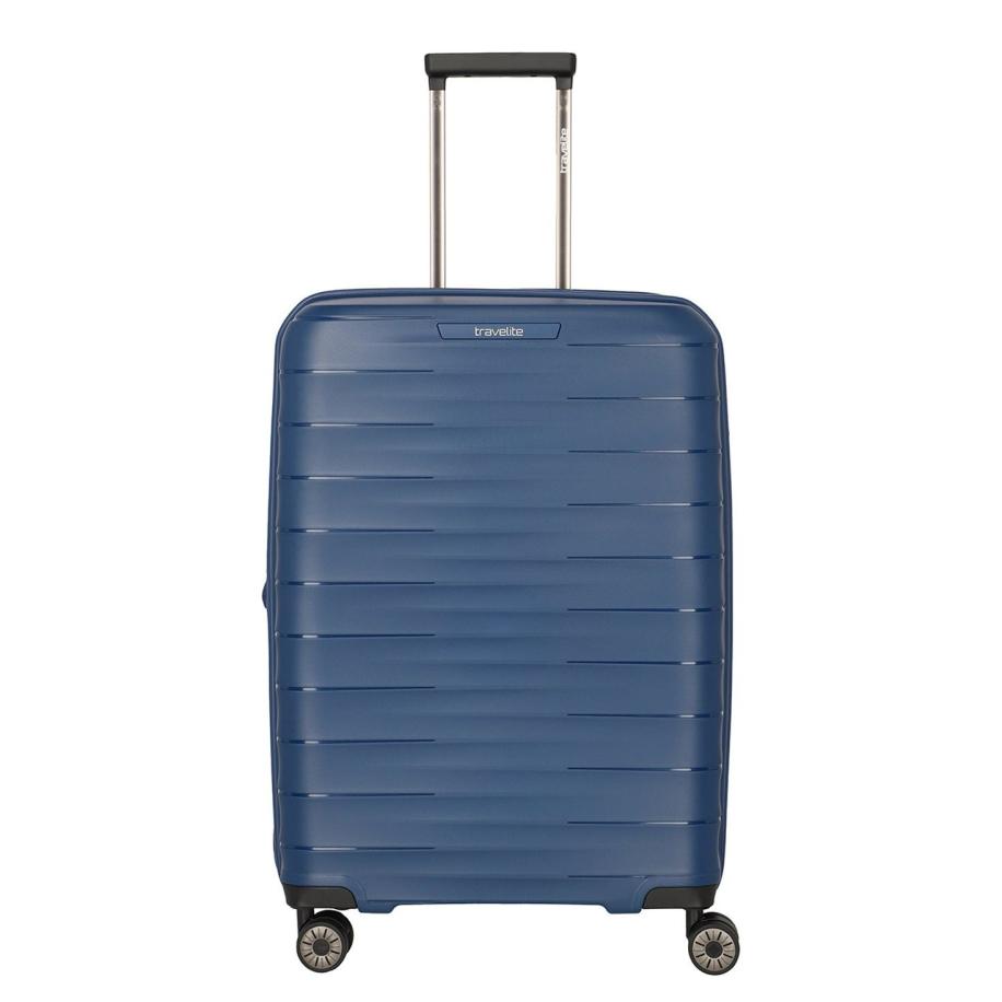 Travelite Mooby 4w Trolley M blue Blauw