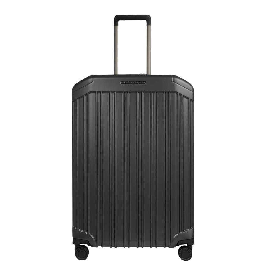 Piquadro PQ-Light Medium Trolley matt black Zwart