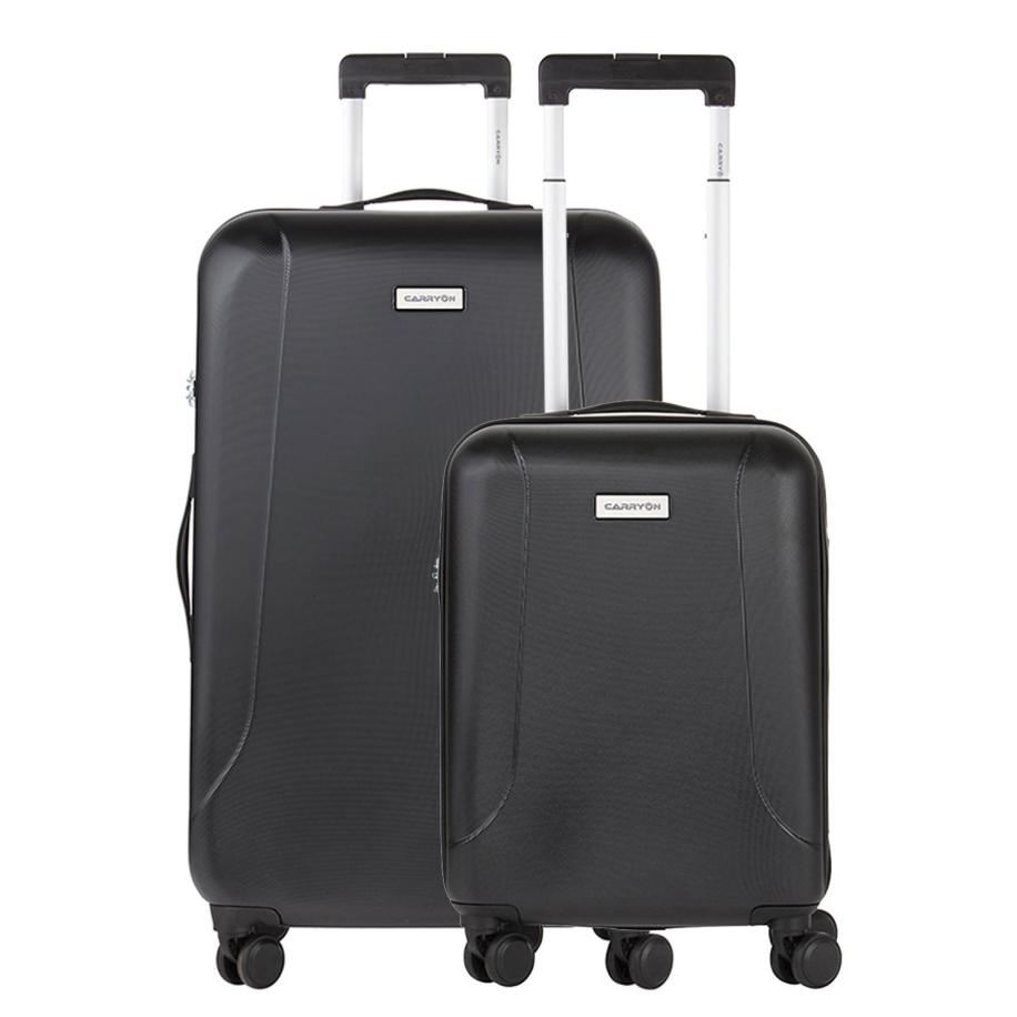 CarryOn Skyhopper 55 + 78 Set black Zwart