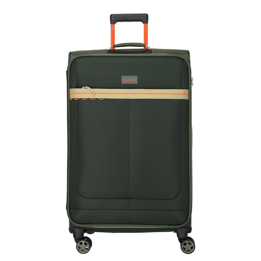 Travelite Color Craze 4 Wheel Trolley L olive Groen