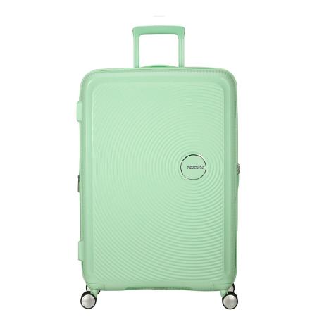 American Tourister Soundbox Spinner 77/28 TSA Expandable pastel green