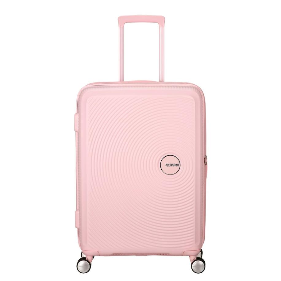 American Tourister Soundbox Spinner 67/24 TSA Expandable pastel pink Roze