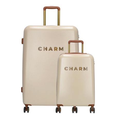 Charm London Travel Trolley Set beige