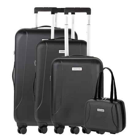 CarryOn Skyhopper 4-Delige Kofferset Beautycase/S/M/L black