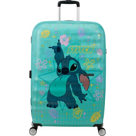 American Tourister Disney Wavebreaker Grote ruimbagage Stitch Flower