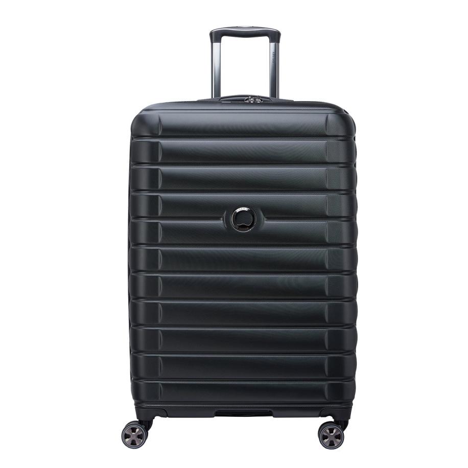 Delsey Shadow 5.0 Trolley 75 Expandable black Harde Koffer Zwart
