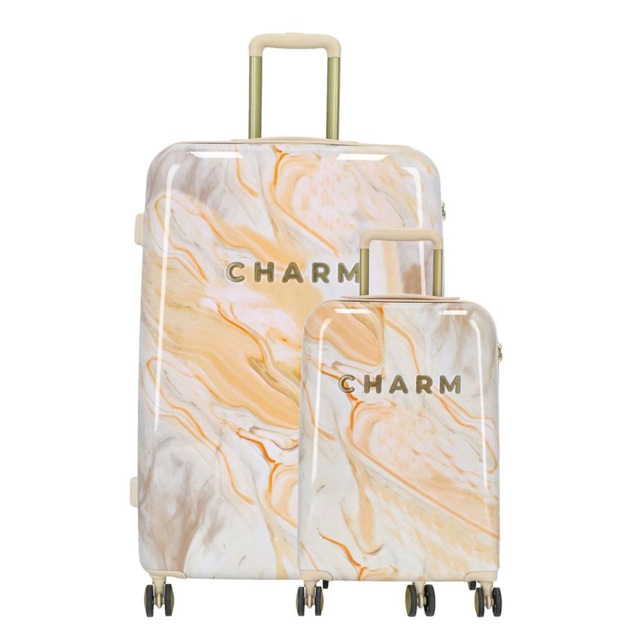Charm London Marble Trolley Set creme Multicolor