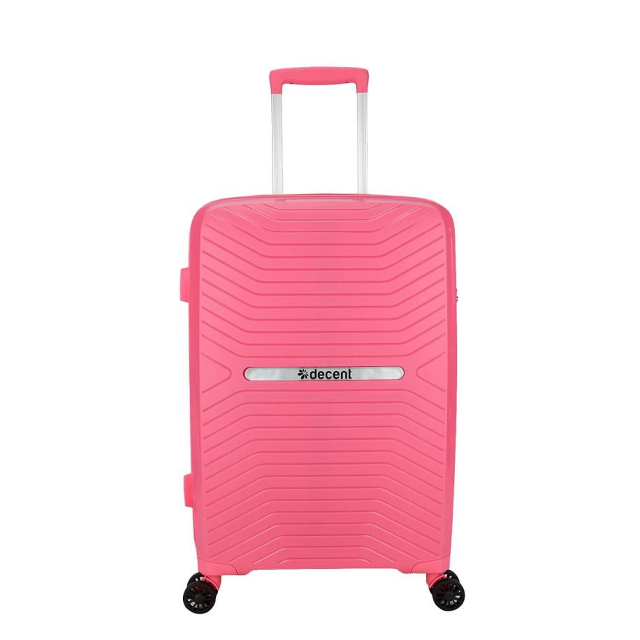 Decent Cross-One Trolley 66 pink Harde Koffer Roze