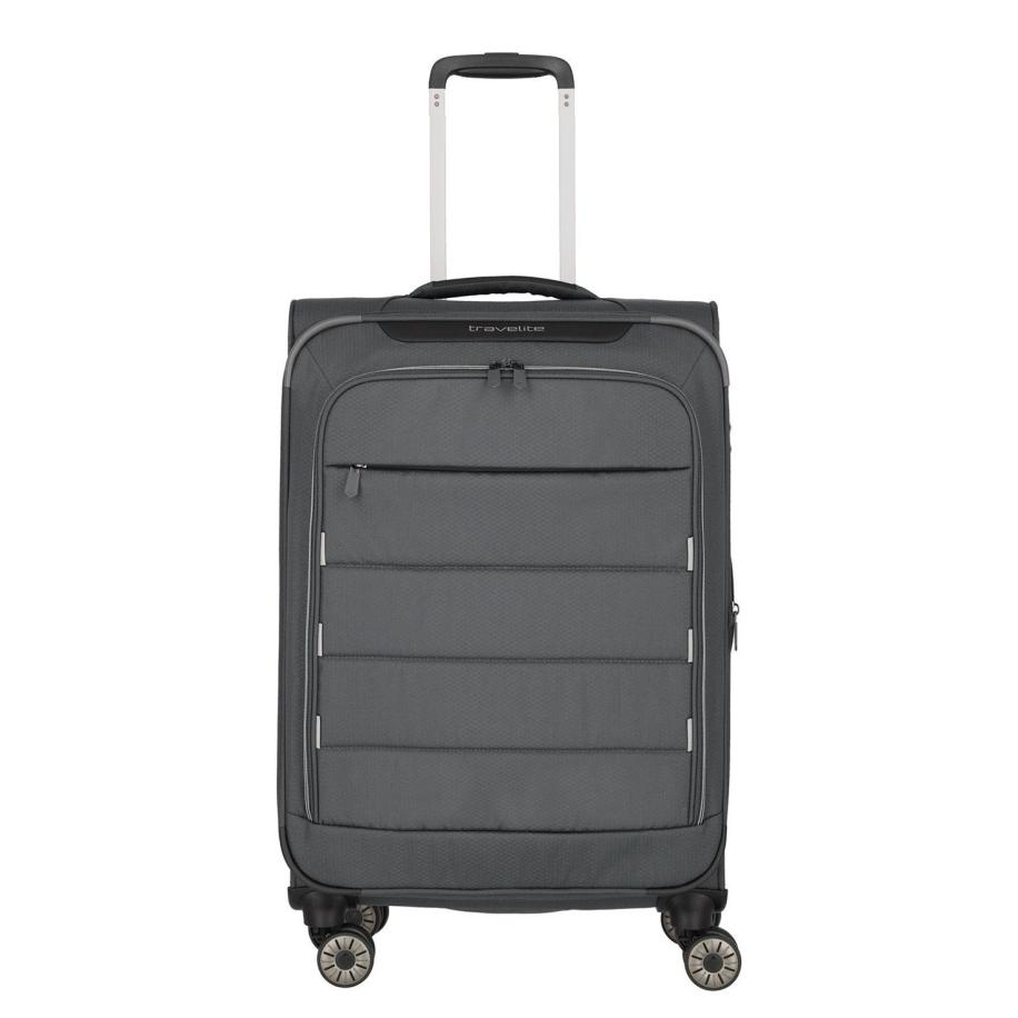 Travelite Skaii 4 Wheel Trolley M Expandable anthracite Grijs