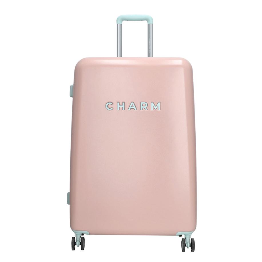 Charm London Travel Trolley L lightpink Roze