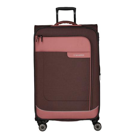 Travelite Viia 4 Wheel Trolley L Expandable rose Zachte koffer