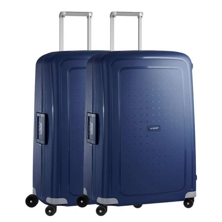 Samsonite S'Cure Spinner 75 Set van 2 dark blue