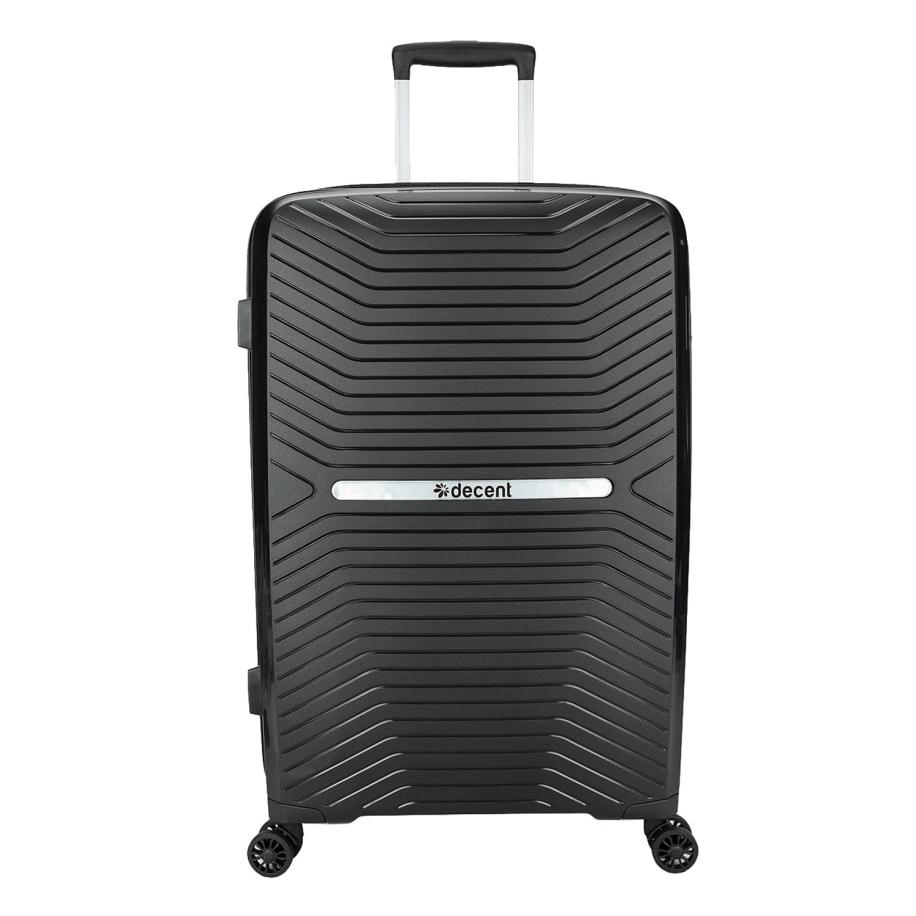 Decent Cross-One Trolley 76 black Harde Koffer Zwart