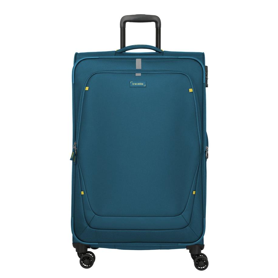 Travelite Umbria 4 Wheel Trolley L petrol Blauw