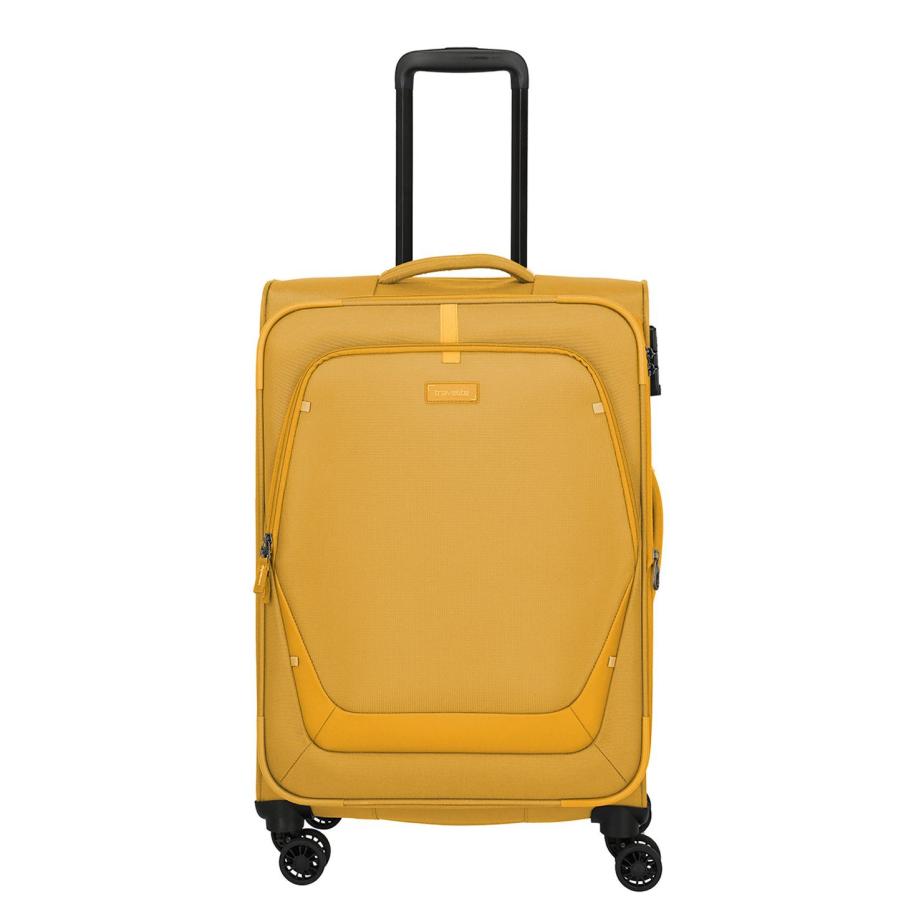 Travelite Umbria 4 Wheel Trolley M golden glow Geel