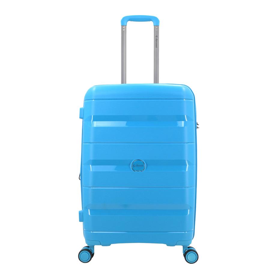 Decent Straight-Line Medium Trolley petrol blue Blauw