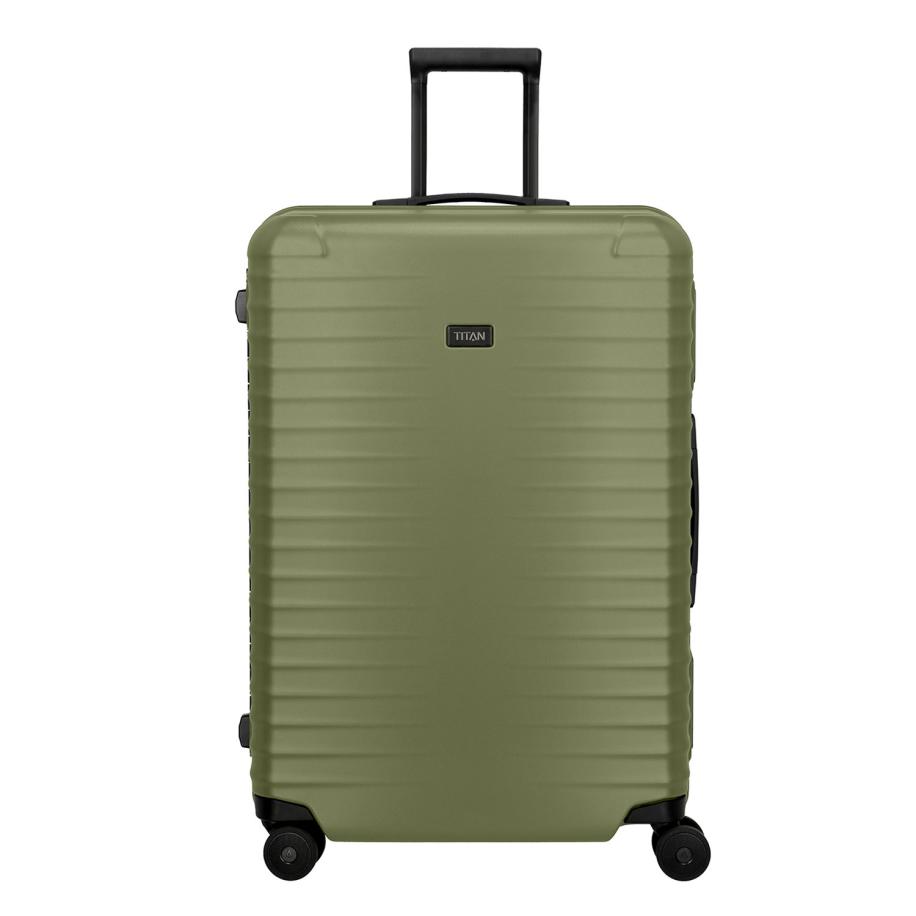 TITAN Overseas 4 Wheel Trolley L forest green Groen