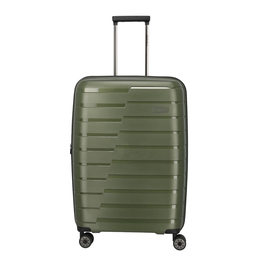 Travelite Air Base 4 Wiel Trolley M Expandable olive Groen