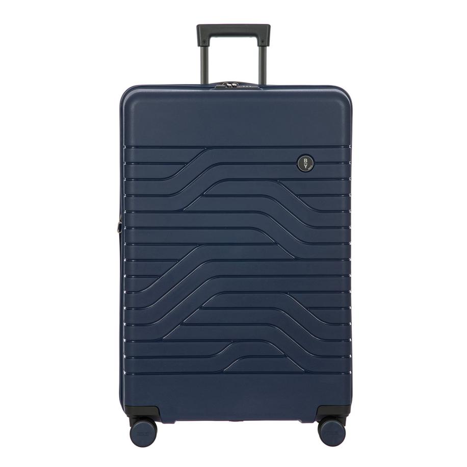 Bric&apos;s Ulisse Trolley Expandable Large ocean blue Harde Koffer Blauw