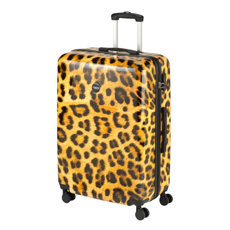 Princess Traveller Animal Print Large Trolley leopard II Multicolor