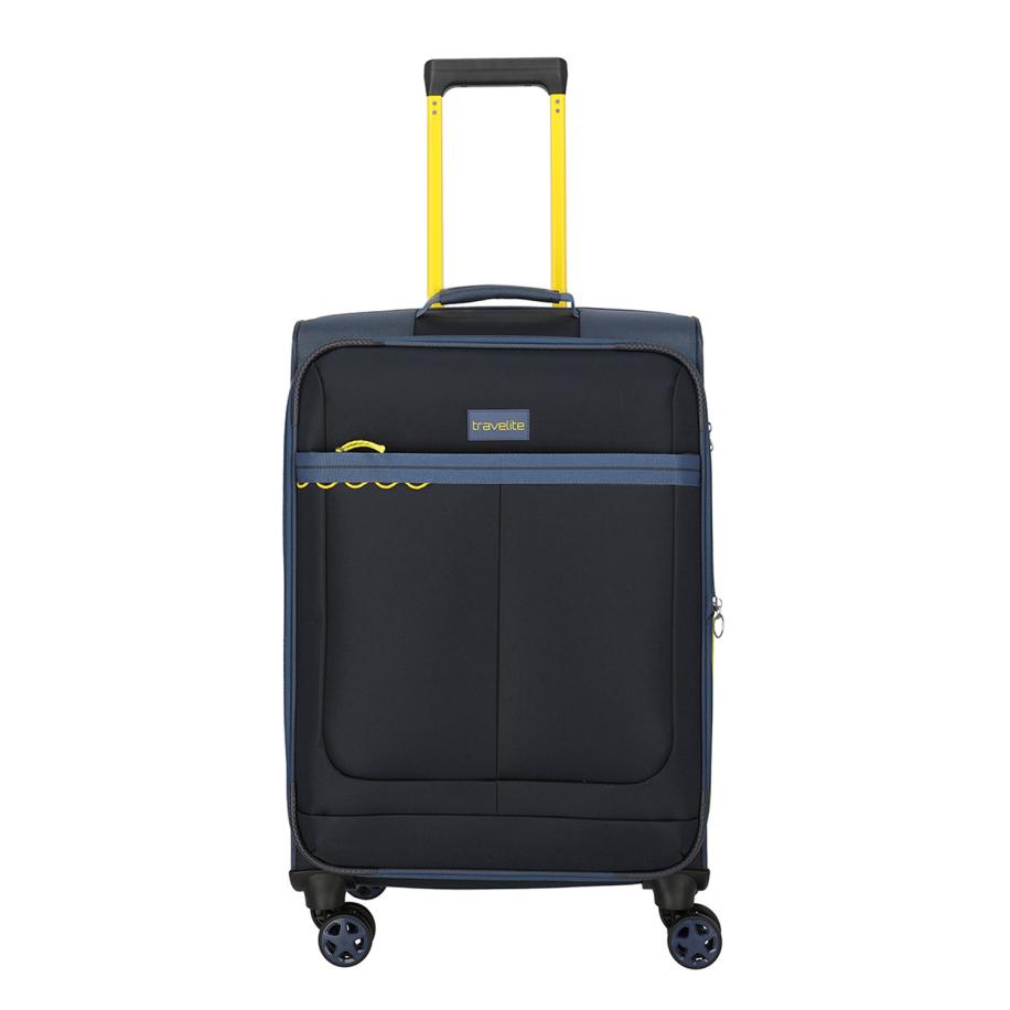 Travelite Color Craze 4 Wheel Trolley M navy Blauw