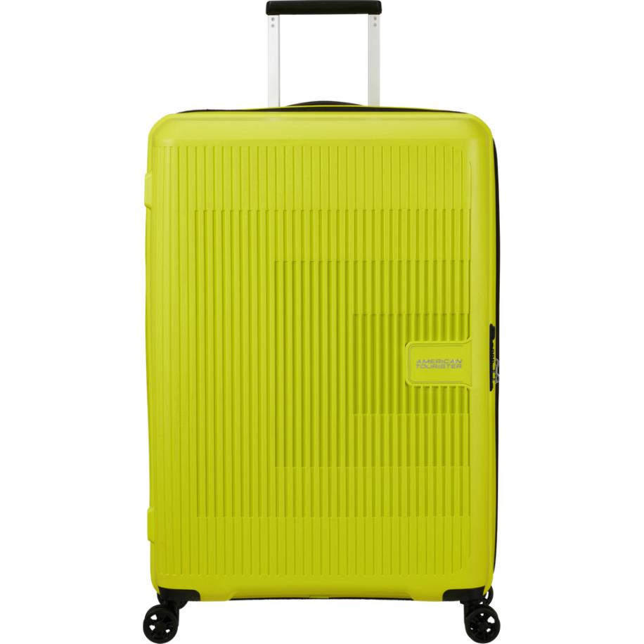 American Tourister Aerostep Spinner 77 Exp light lime Harde Koffer Groen