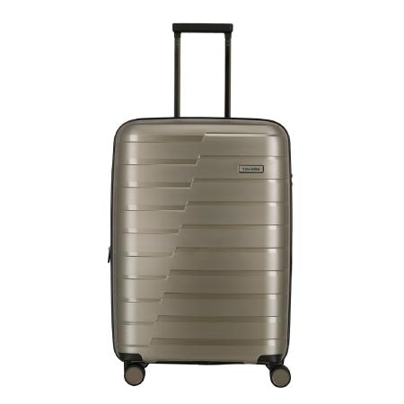 Travelite Air Base 4 Wiel Trolley M Expandable champagne metallic Harde Koffer