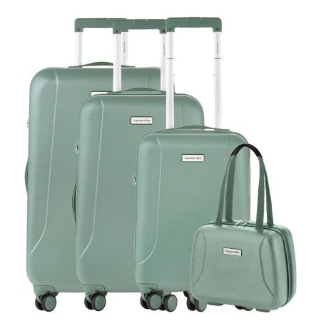 CarryOn Skyhopper 4-Delige Kofferset Beautycase/S/M/L olive