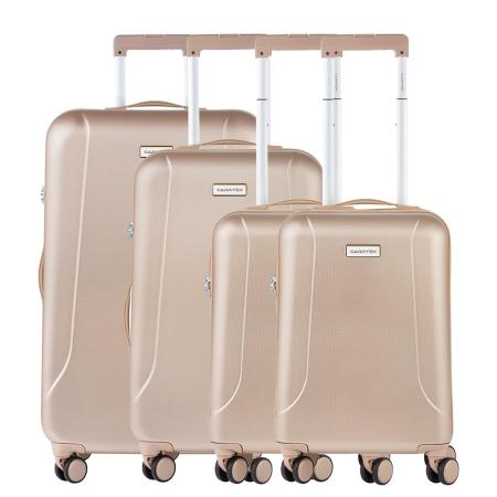CarryOn Skyhopper 4-Delige Kofferset S/S/M/L champagne