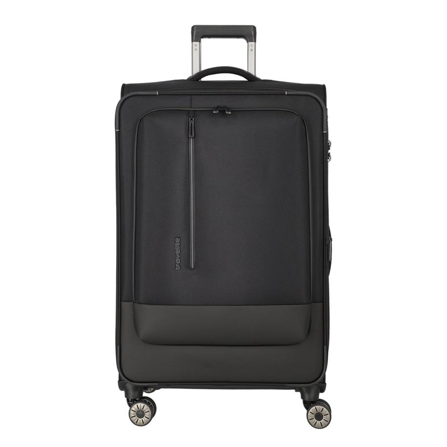 Travelite Crosslite 5.0 4w Trolley L black Zwart