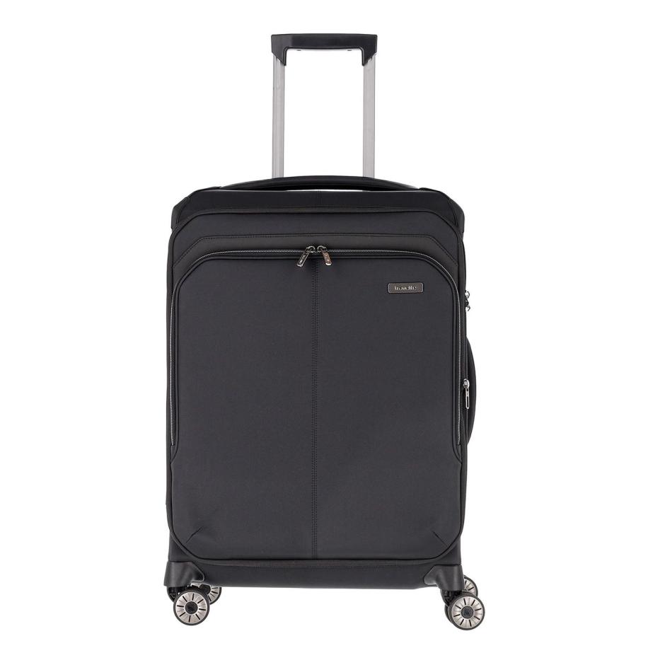 Travelite Priima 4w Trolley M Exp. black Zwart