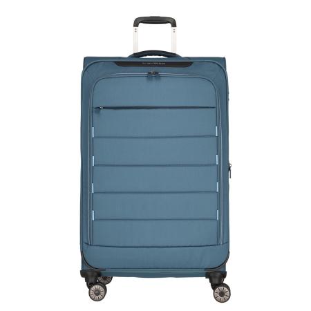 Travelite Skaii 4 Wheel Trolley L Expandable blue