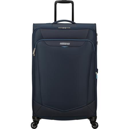 American Tourister Summerride Spinner L Exp navy Zachte koffer