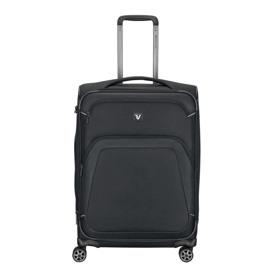 Roncato Gateway 4 Wheel Trolley 66 Expandable black Zwart