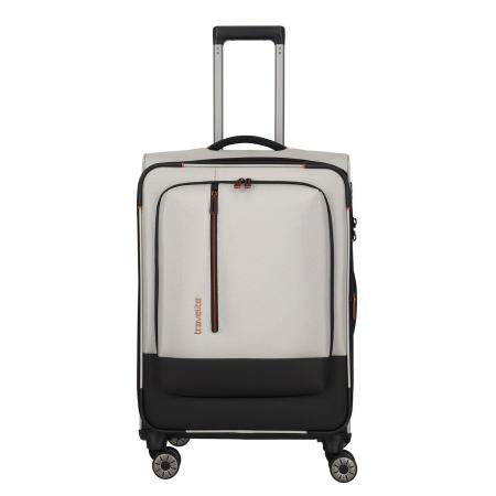 Travelite Crosslite 5.0 4w Trolley M white sand