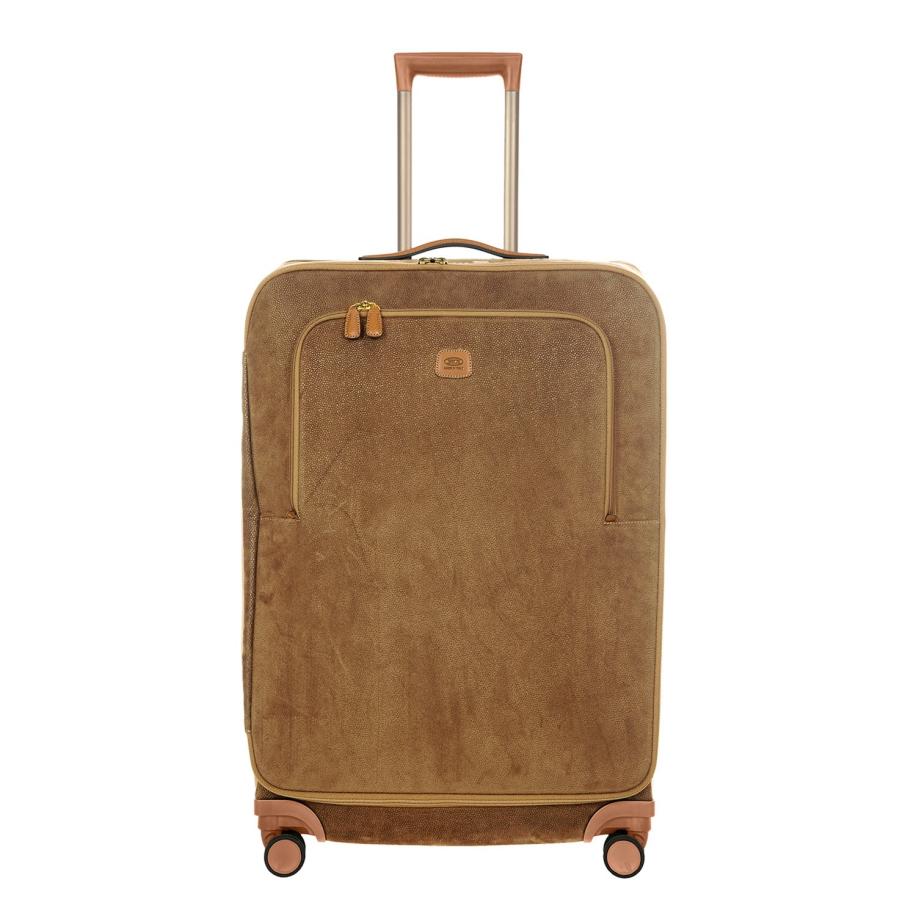 Bric&apos;s Life Trolley M camel Zachte koffer Bruin